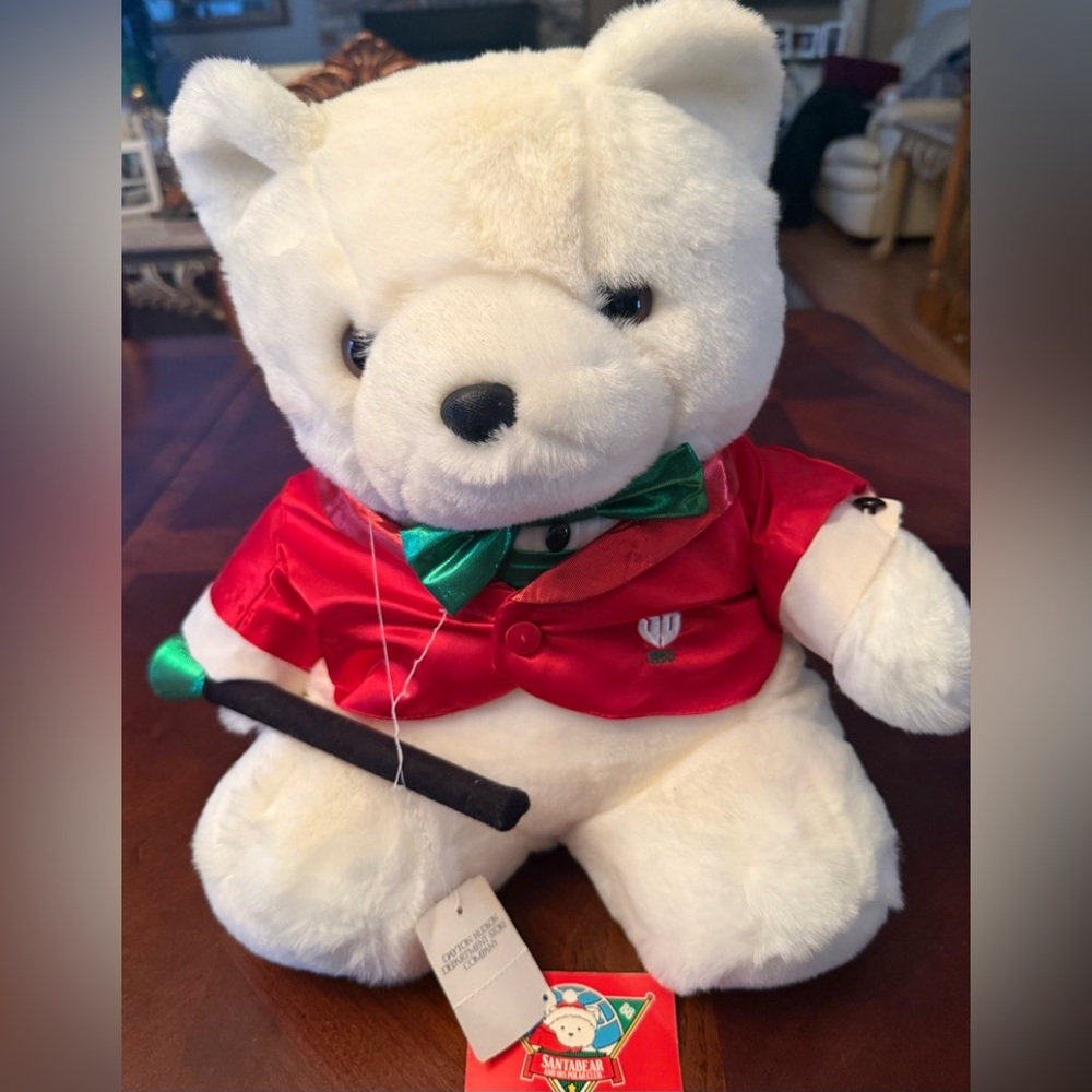 Vintage 1988 Santabear & His Polar Club Plush Dayton Hudson Dept Store Company